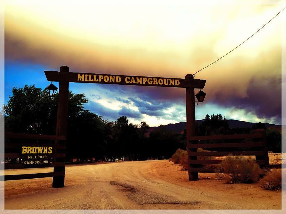 millpond campground bishop ca